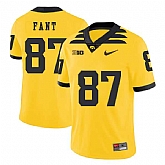 Iowa Hawkeyes 87 Noah Fant Yellow College Football Jersey Dzhi,baseball caps,new era cap wholesale,wholesale hats